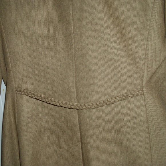 sz 4 Classy Tweed trench Over coat With matching trousers pantsuit Set - Picture 10 of 14